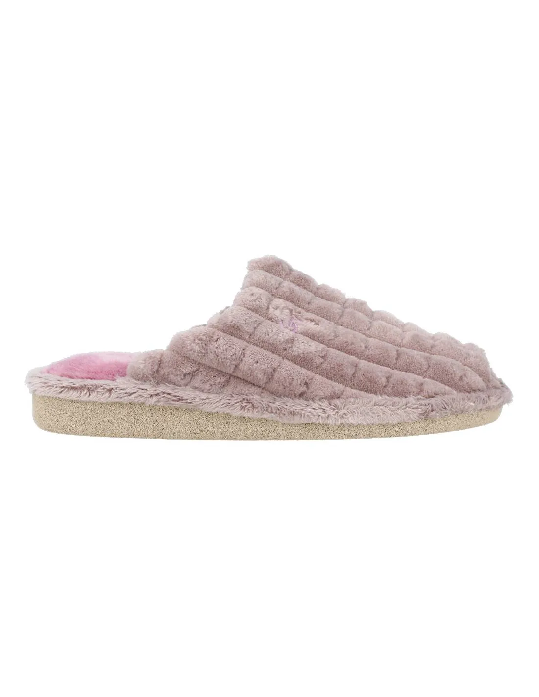 GARZóN  ZAPATILLAS CASA PISO EVA ACOLCHADO ROSA PALO