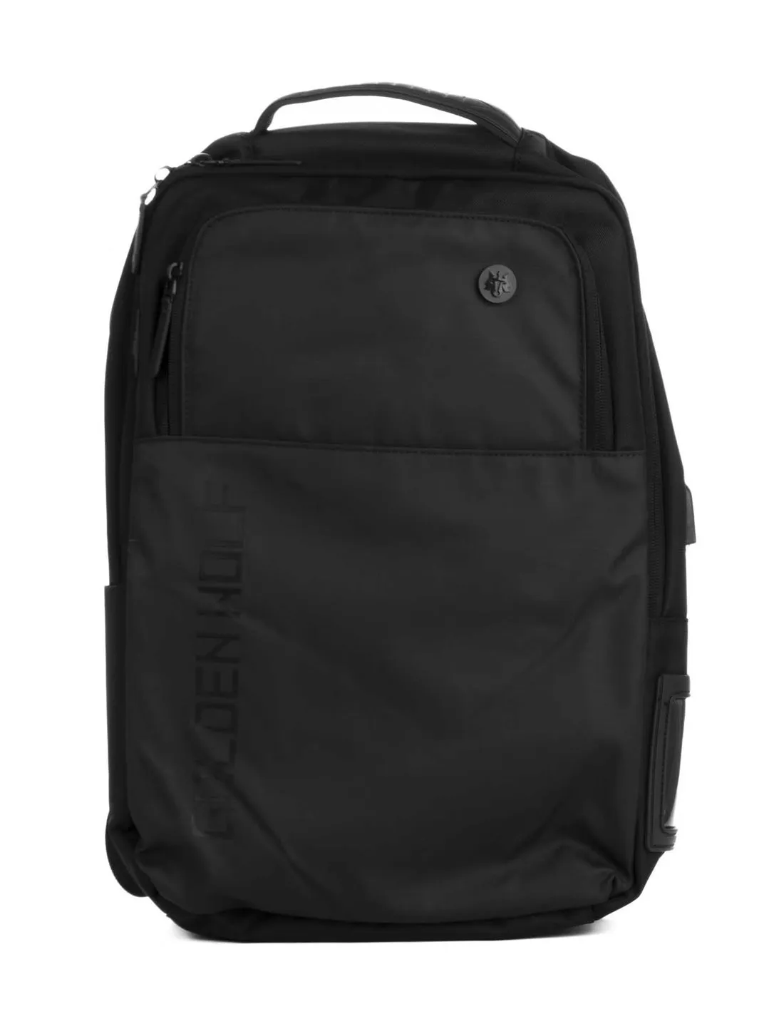 GOLDEN WOLF  MOCHILA NEGRA DE VIAJE W0M08013 