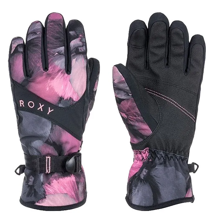 GUANTES ROXY JETTY  KVJ2/TRUE BLACK PANSY PANSY  WOMEN´S