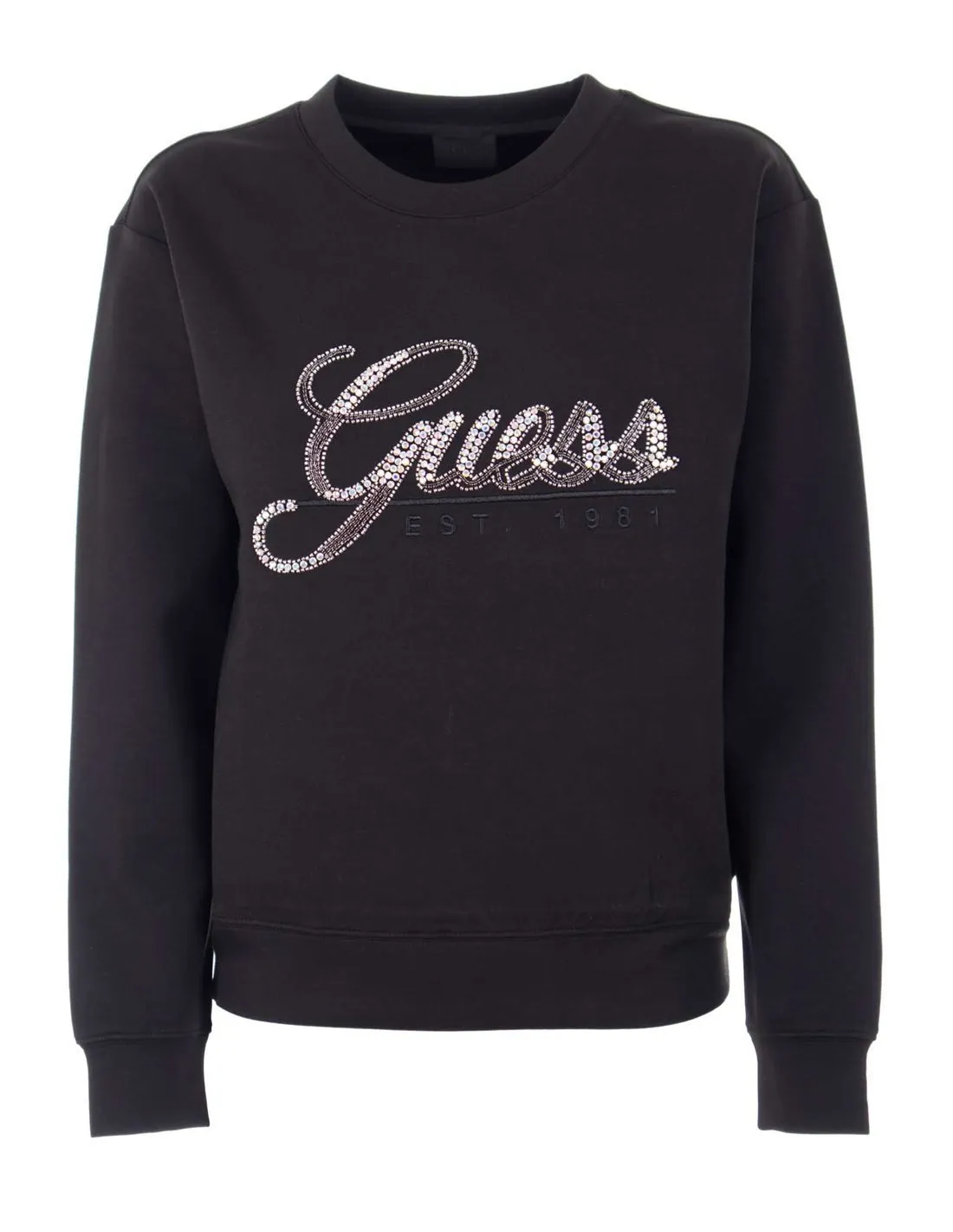 GUESS  SUDADERA NEGRA W3YQ03KB932 MUJER
