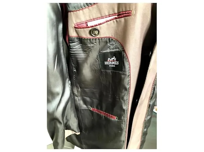 Hermès Suéteres Marrón oscuro 