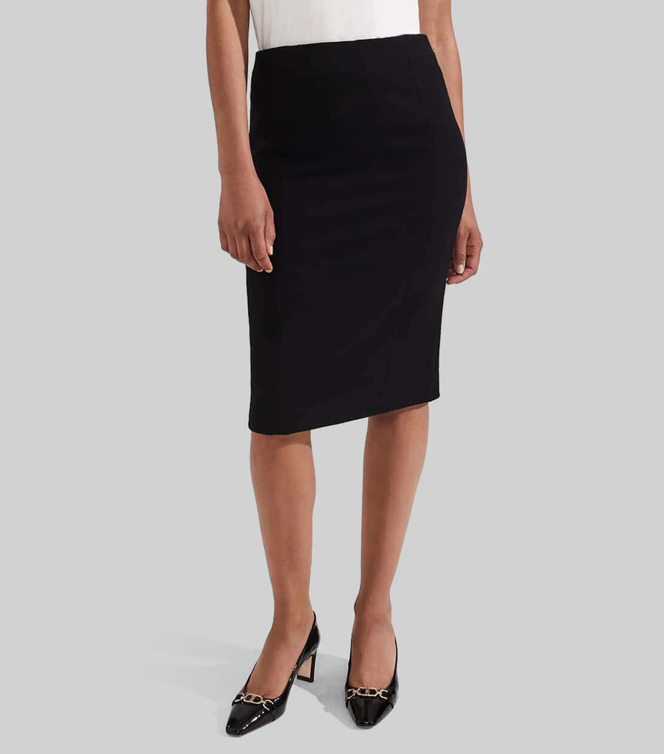 Hobbs Falda Midi Corte Slim Mujer