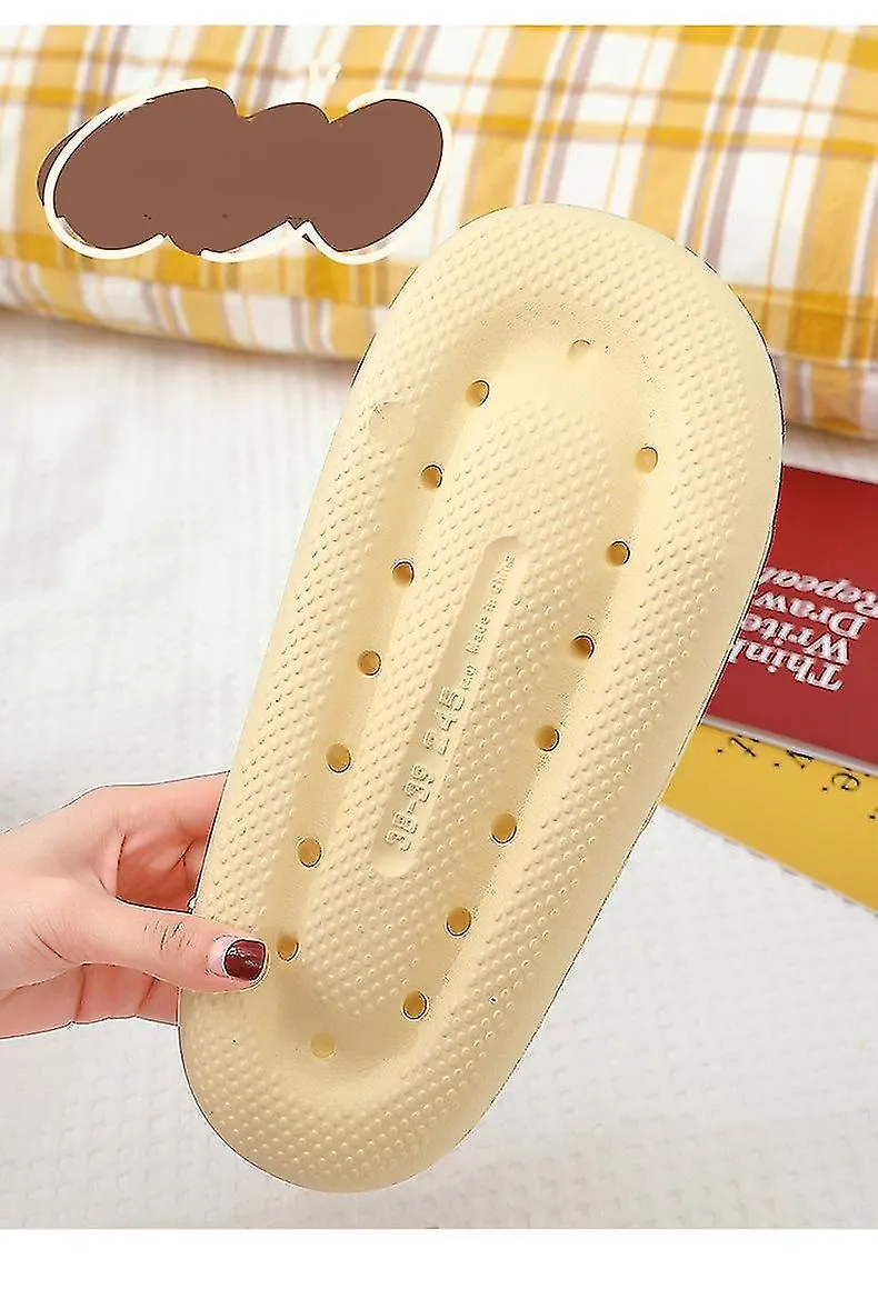 Hombres y mujeres Zapatillas lindas Zapatillas de dibujos animados zapatillas de bolsillo zapatillas de punta abierta Zapatillas