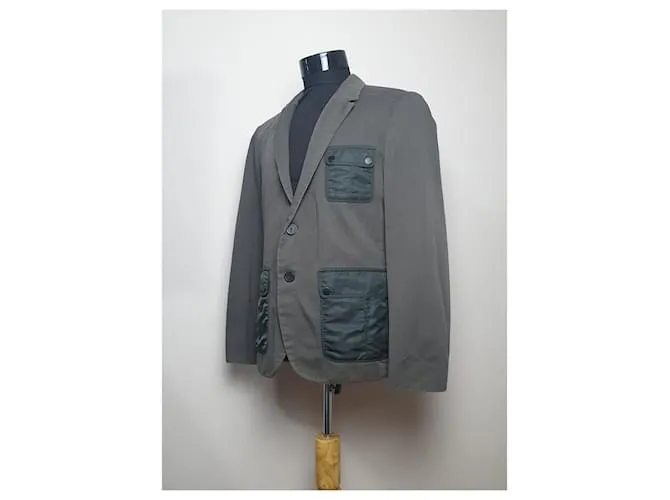 Hugo Boss Blazers Chaquetas Gris Caqui 