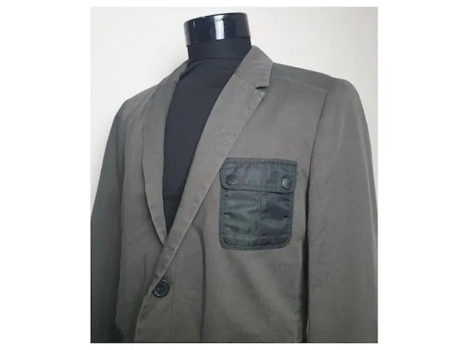 Hugo Boss Blazers Chaquetas Gris Caqui 