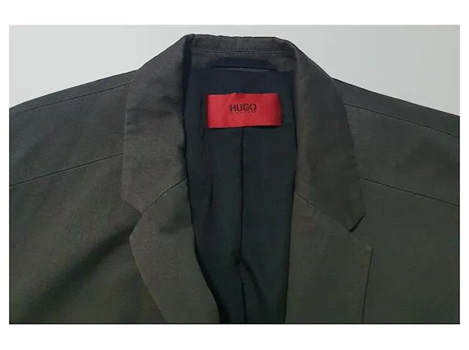 Hugo Boss Blazers Chaquetas Gris Caqui 