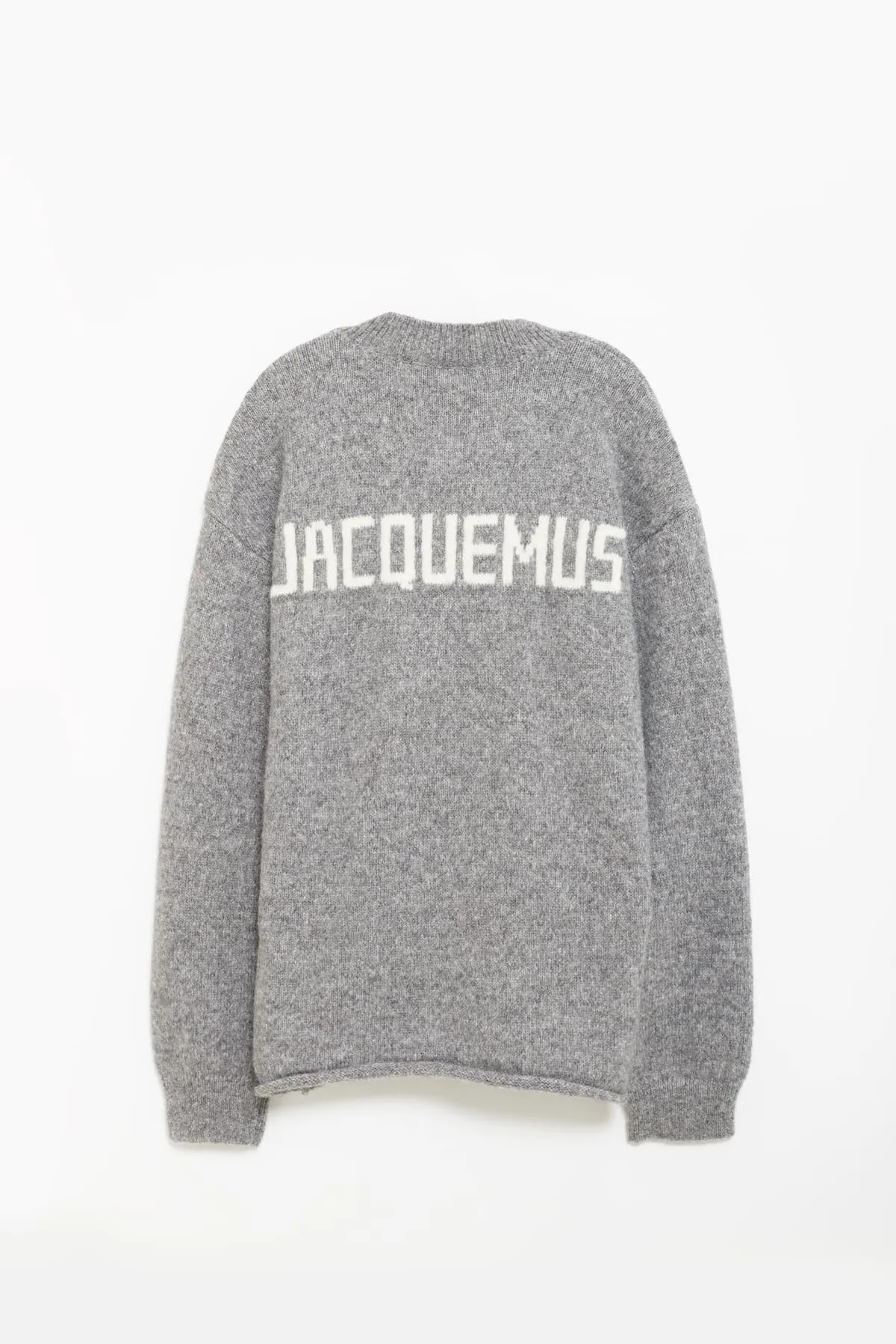 JACQUEMUS GREY LE PULL JACQUEMUS SWEATER