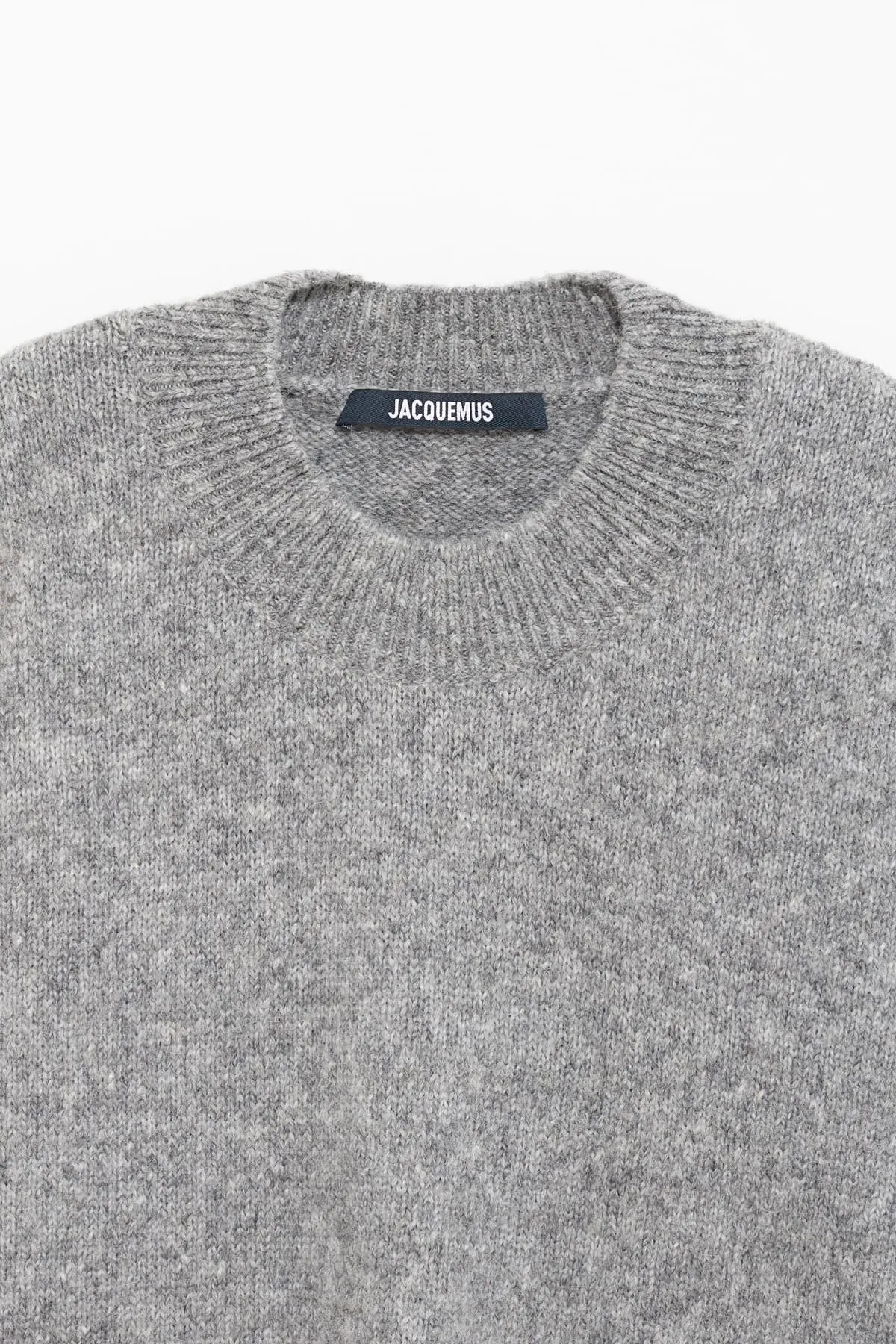 JACQUEMUS GREY LE PULL JACQUEMUS SWEATER