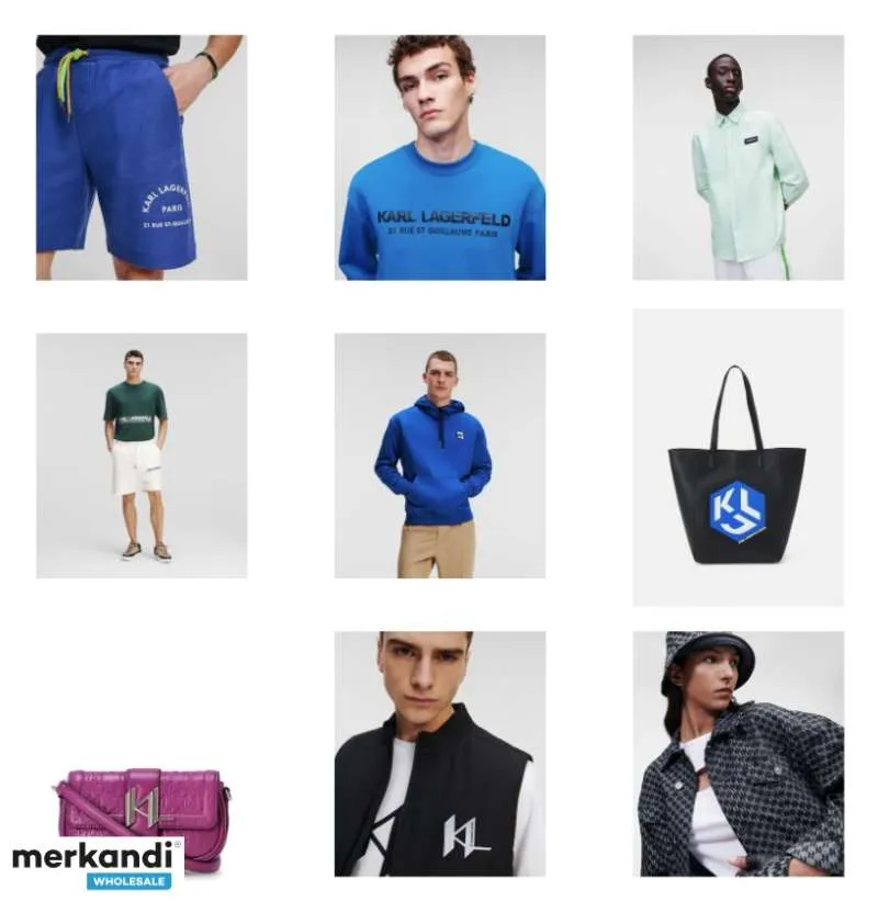 KARL LAGERFELD MEN AND WOMEN MIX  ROPA Y BOLSOS