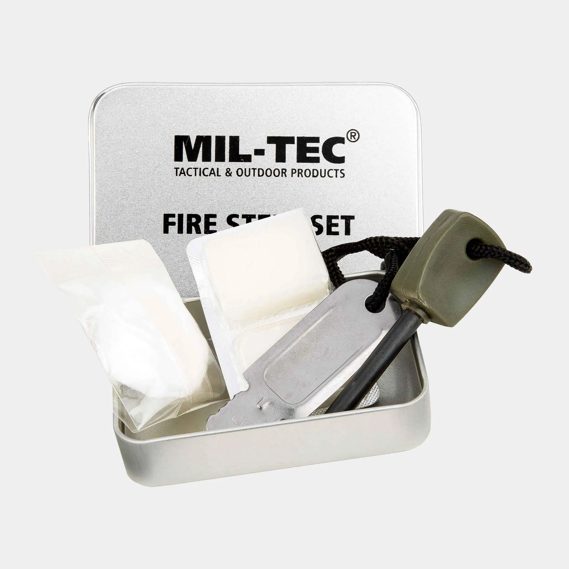 KIT ENCENDEDOR DE FUEGO DE EMERGENCIA MILTEC