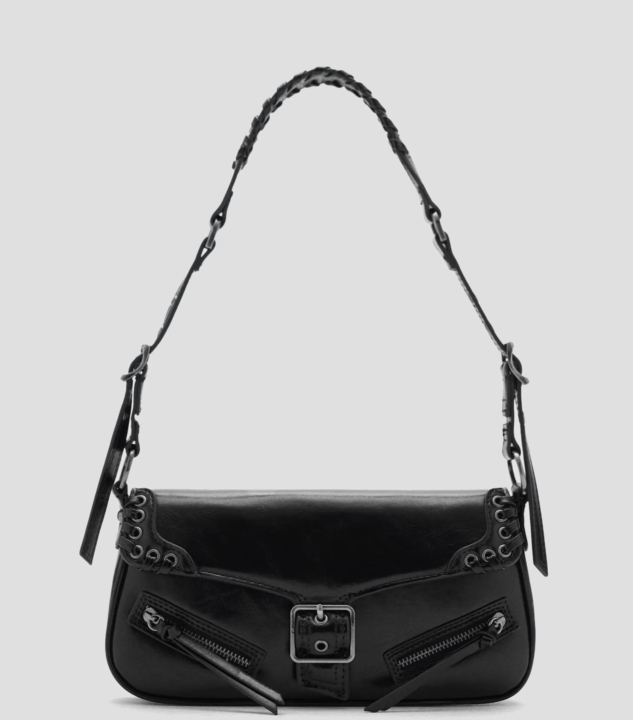 Mango Bolsa Shoulder con hebillas Mujer