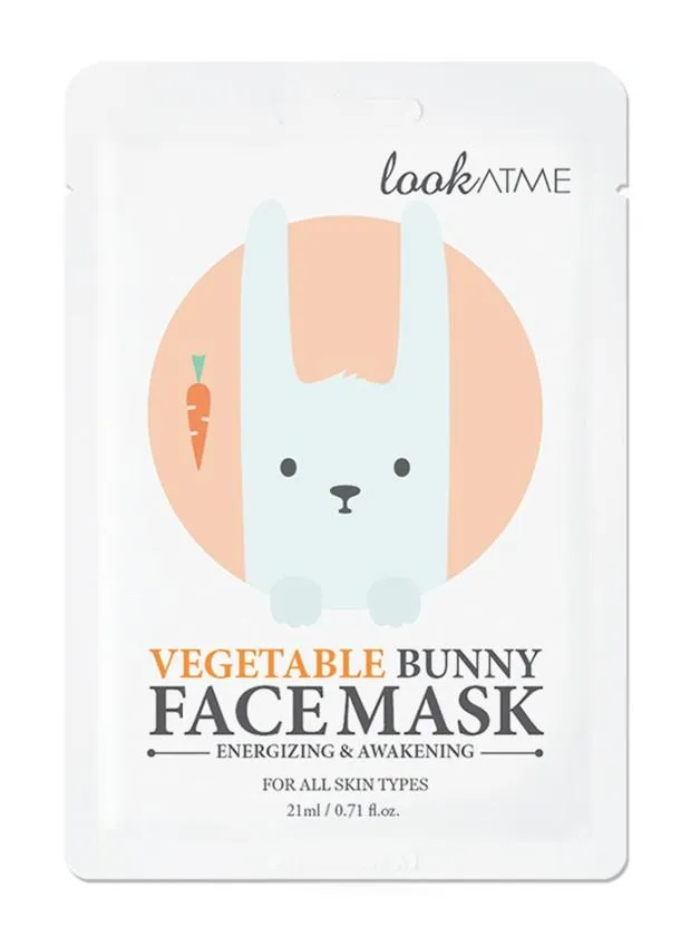 Mascarilla facial Look at Me VEGETABLE BUNNY FACE MASK