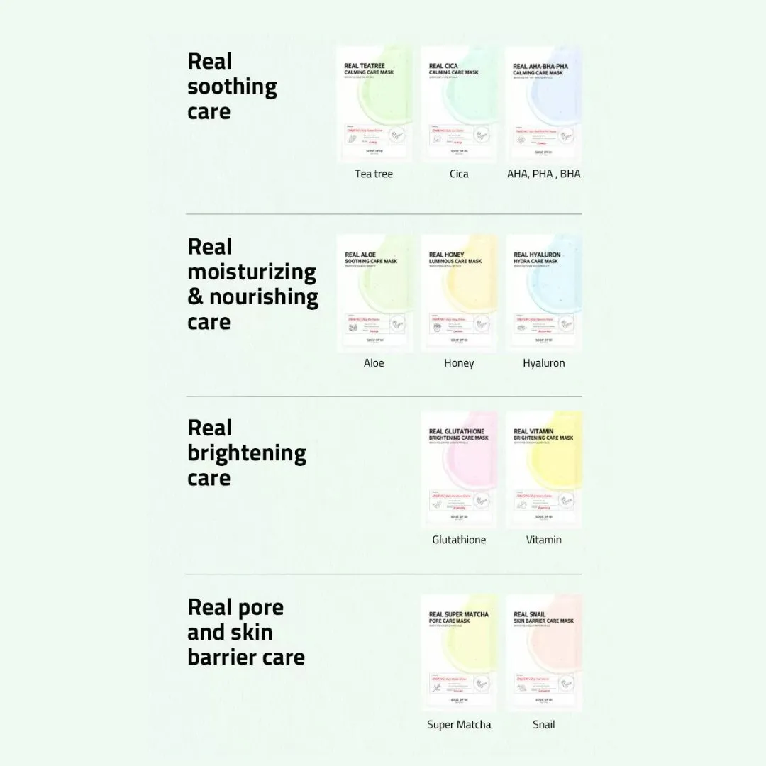 MASCARILLA FACIAL SOME BY MI REAL AHABHAPHA CALMING CARE MASK 20G