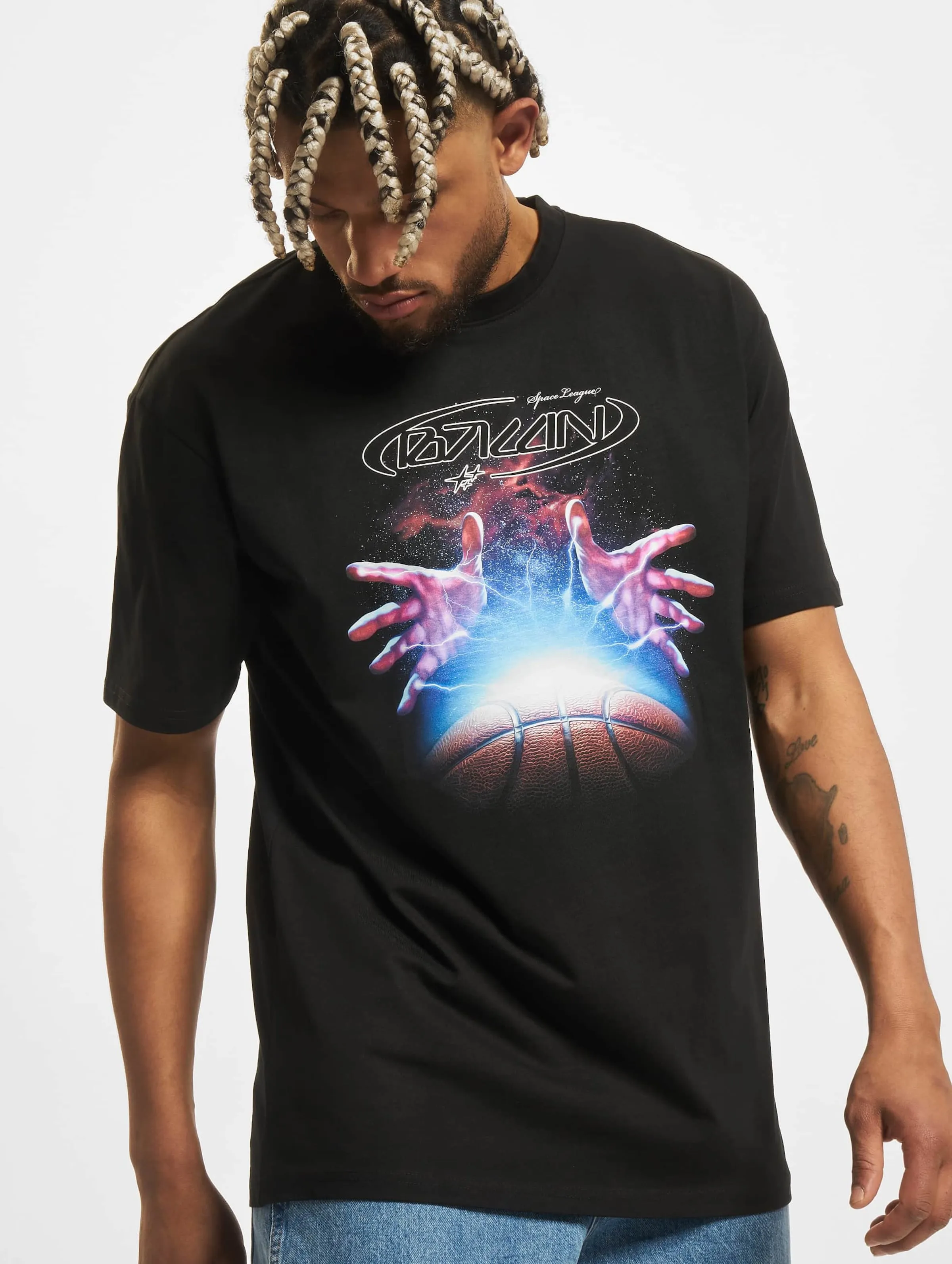 Mister Tee Upscale Space Ball Oversize