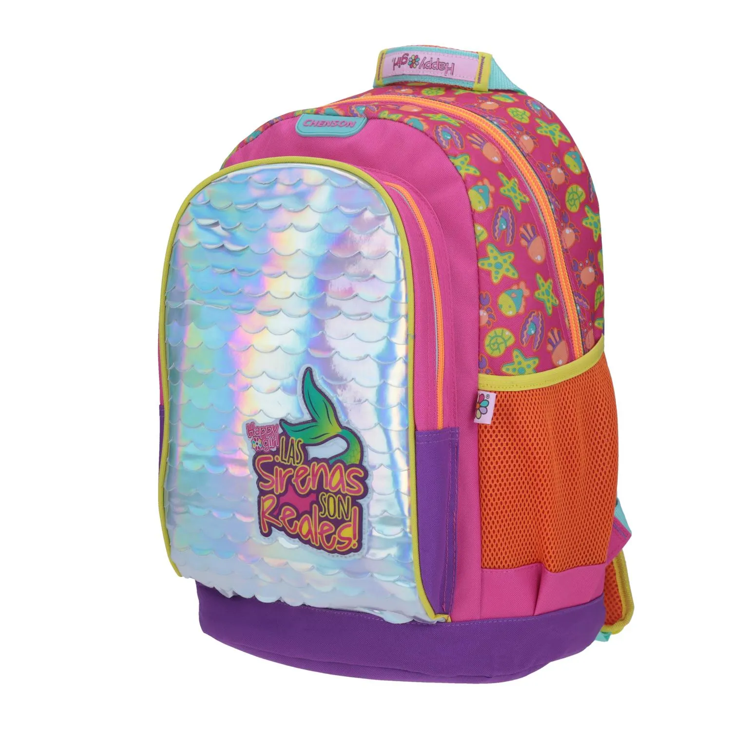 Mochila grande Rosa HAPPY GIRL