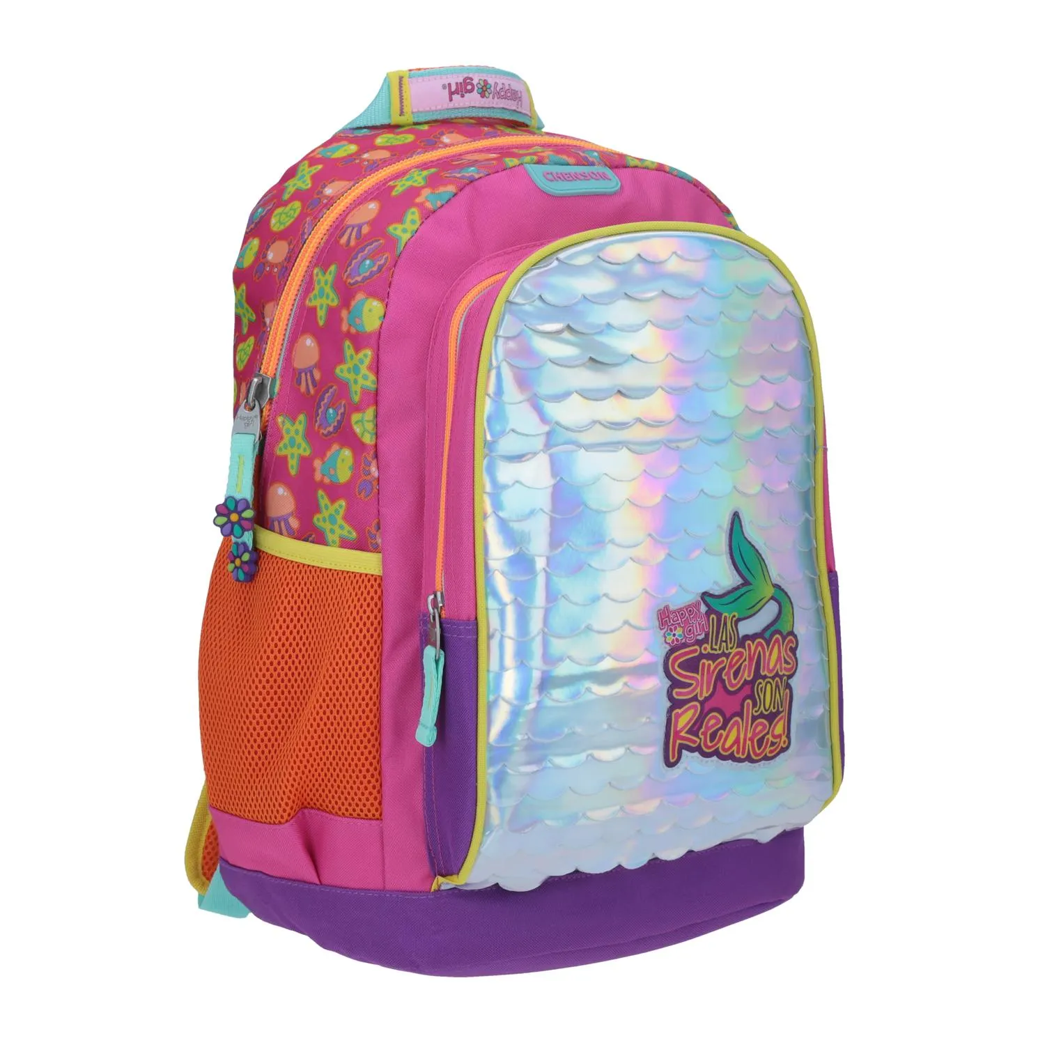 Mochila grande Rosa HAPPY GIRL
