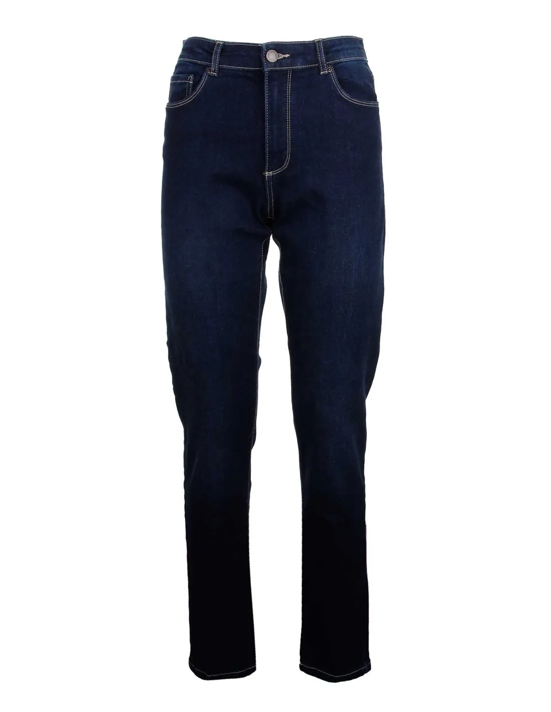 NAF NAF  PANTALóN AZUL DENIM THNP1 BRUT MUJER