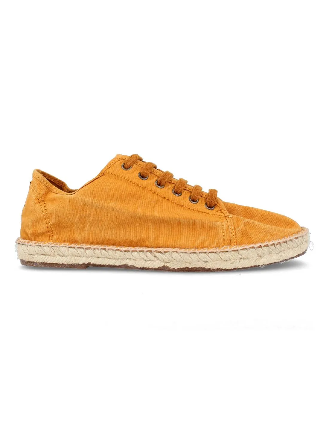 NATURAL WORLD  ZAPATILLA BASKET ESPARTO CORDONES CUERO