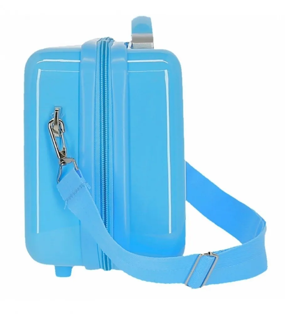 NECESER ABS MICKEY CAN´T KEEP A GOOD MOUSE THAT´S EASY ADAPTABLE AZUL 29X21X15CM
