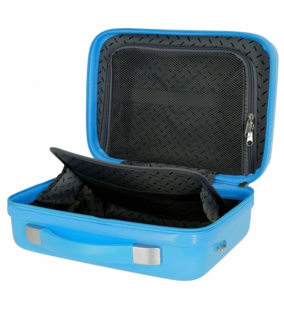 NECESER ABS MICKEY CAN´T KEEP A GOOD MOUSE THAT´S EASY ADAPTABLE AZUL 29X21X15CM