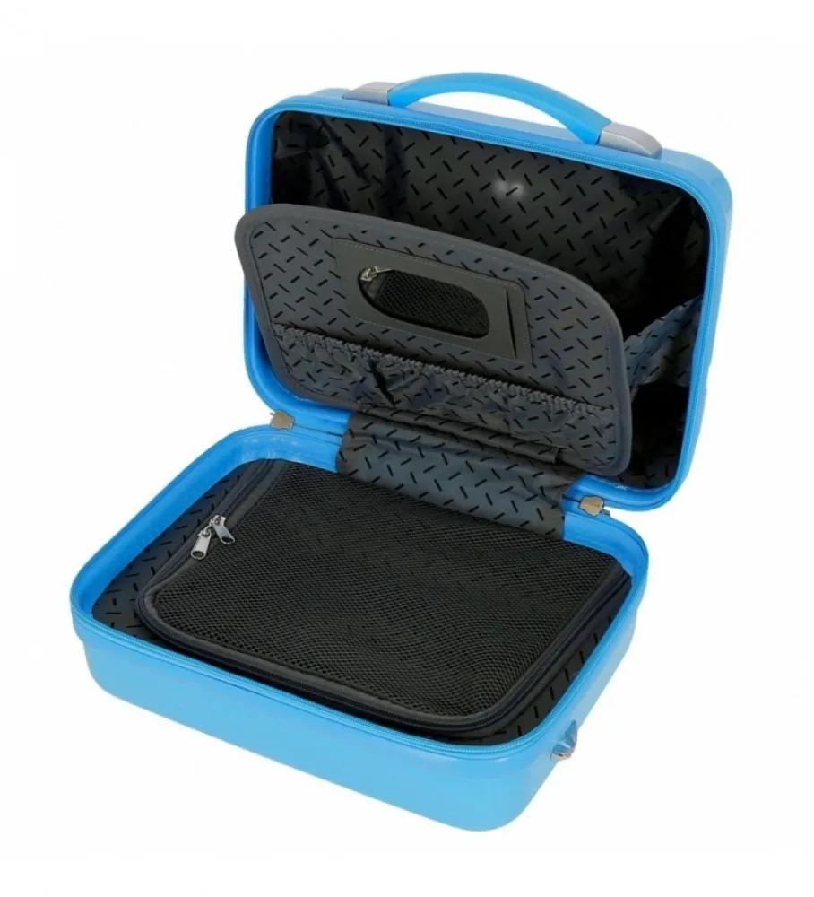 NECESER ABS MICKEY CAN´T KEEP A GOOD MOUSE THAT´S EASY ADAPTABLE AZUL 29X21X15CM