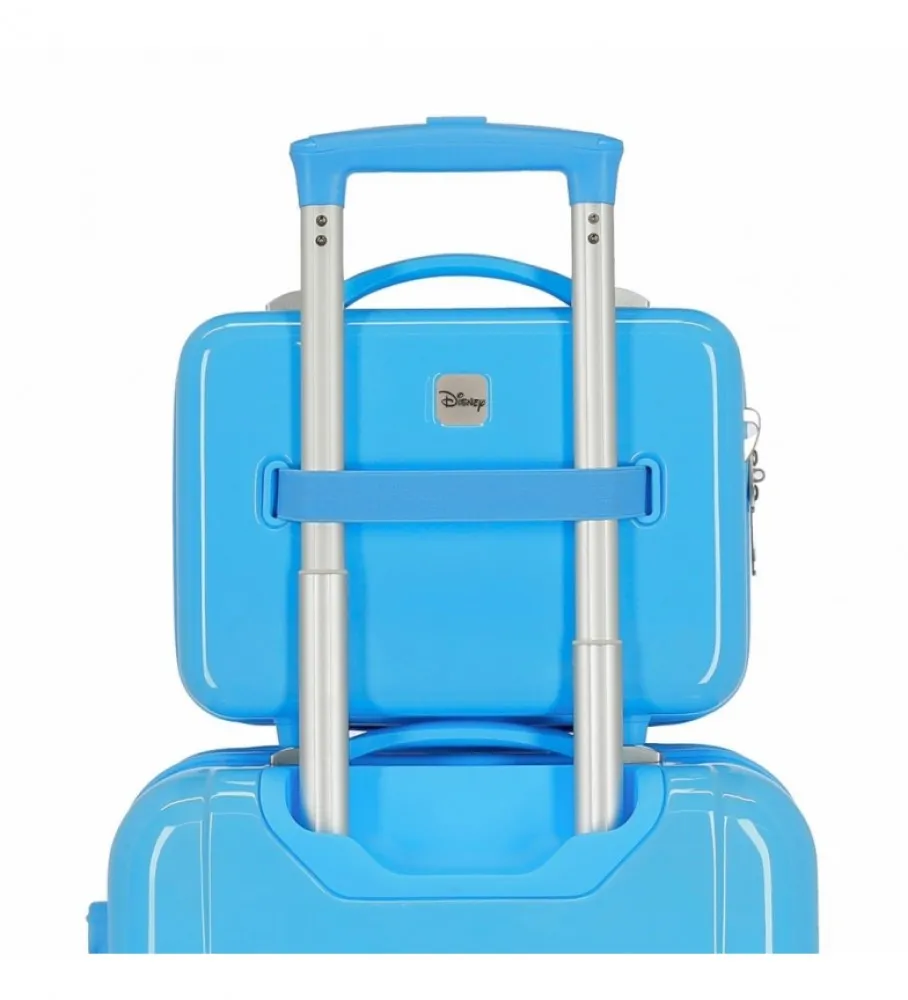 NECESER ABS MICKEY CAN´T KEEP A GOOD MOUSE THAT´S EASY ADAPTABLE AZUL 29X21X15CM