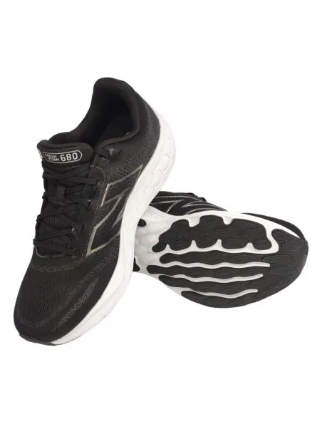 NEW BALANCE Zapatillas Fresh Foam 680 v8 Hombre Black/White/Black