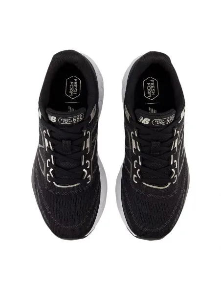 NEW BALANCE Zapatillas Fresh Foam 680 v8 Mujer Black/Light Gold Metallic/Black Metallic