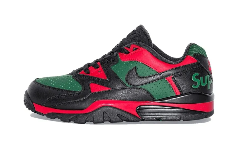 Nike Cross Trainer Low Supreme Black Green Red