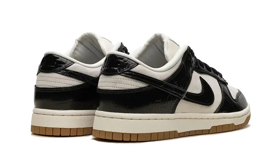 Nike Dunk Low LX Black Croc