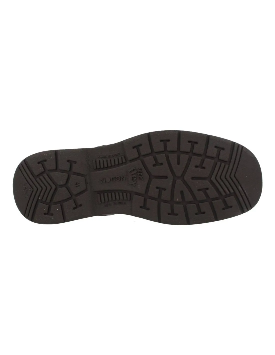 NOTTON  ZAPATO HOMBRE PIEL ELáSTICOS MARRóN