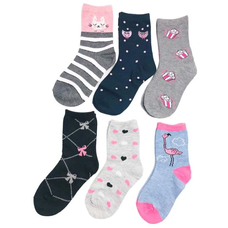 Pack 3 calcetines para niña dibujos