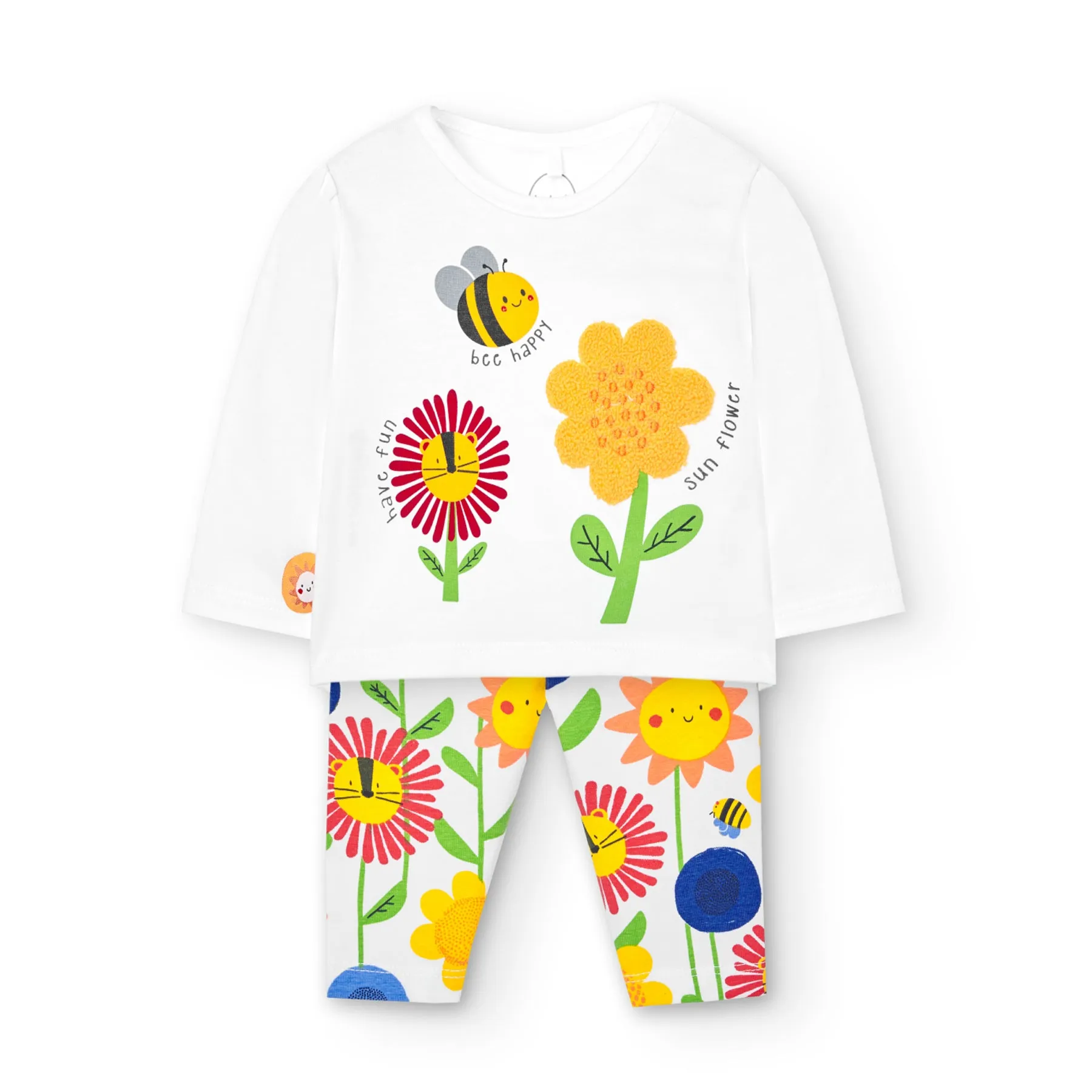 Pack De Punto Para Bebé Niña Color Blanco BOBOLI