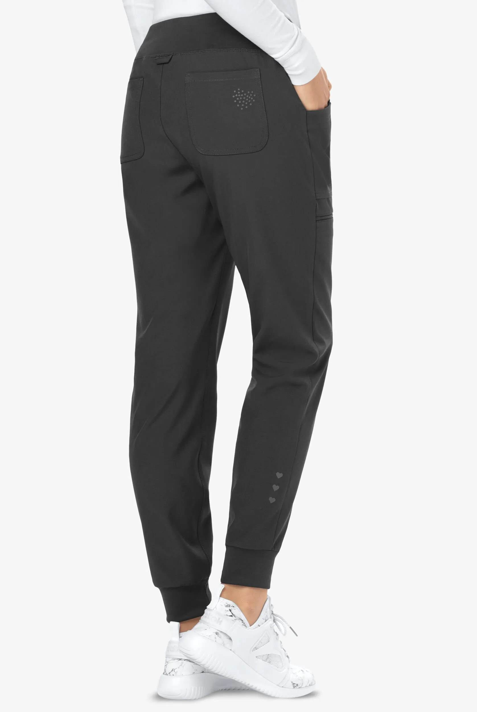 Pantalón médico heartsoul Break On Through NXT STRETCH tall estilo jogger con cordón y 6 bolsillos para muj