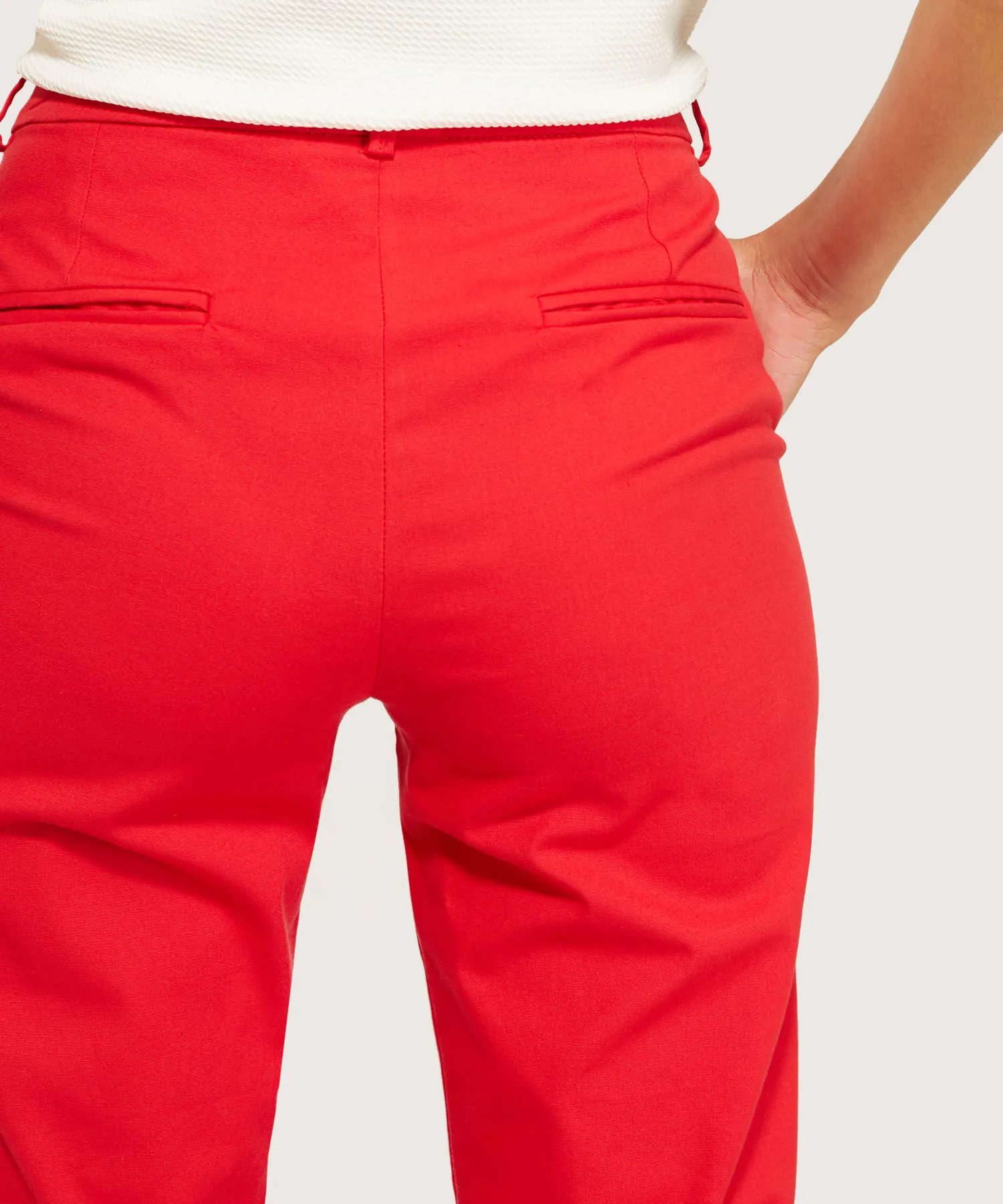 PANTALON CAPRI UNICOLOR