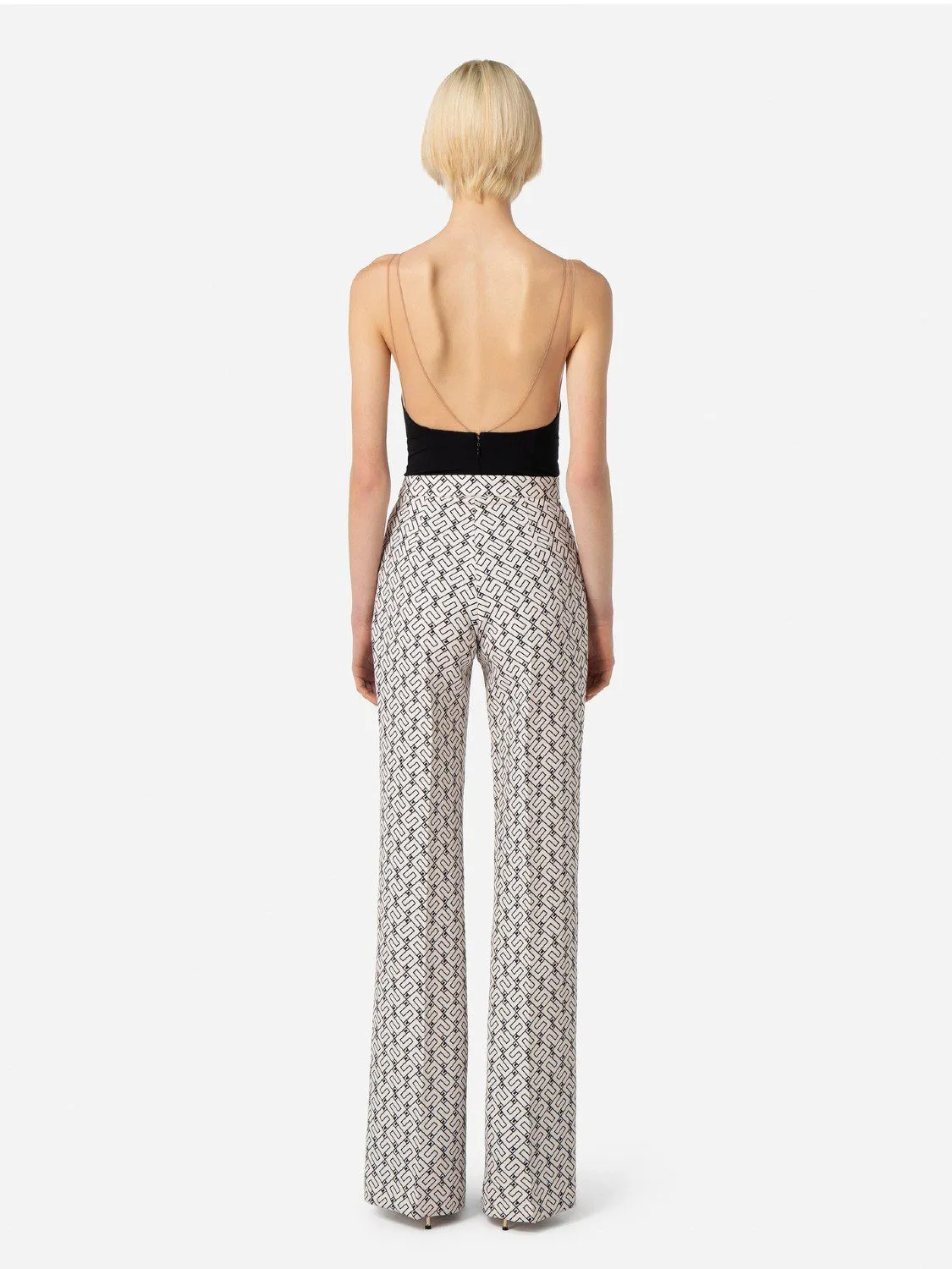 PANTALON PALAZZO LOGOTIPO ELISABETTA FRANCHI