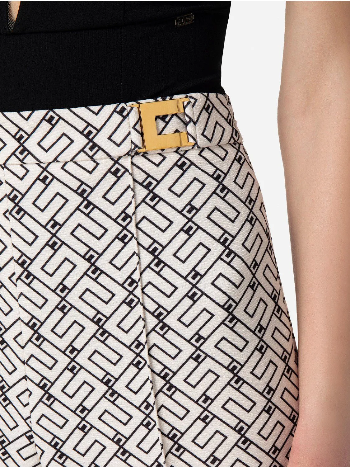 PANTALON PALAZZO LOGOTIPO ELISABETTA FRANCHI