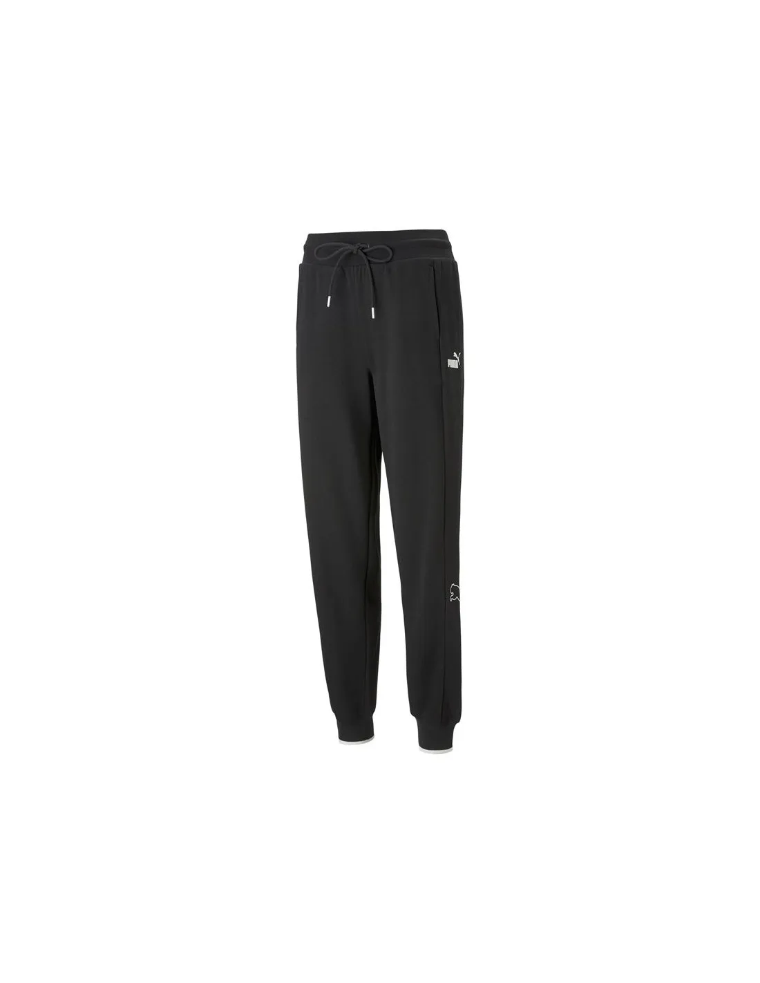 Pantalones Puma Power Colorbloc Mujer Negro