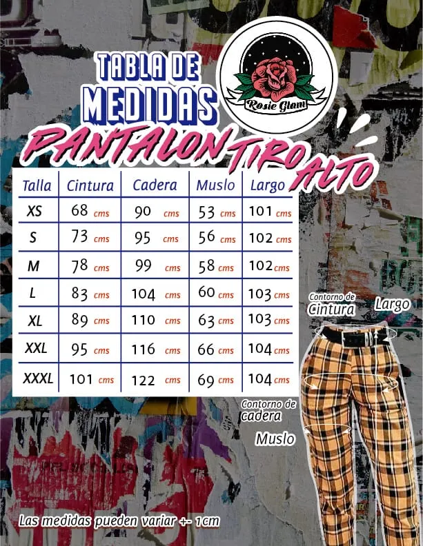 PANTAL\U00F3N RAYOS LLAMAS VERDES  ROSIEGLAM