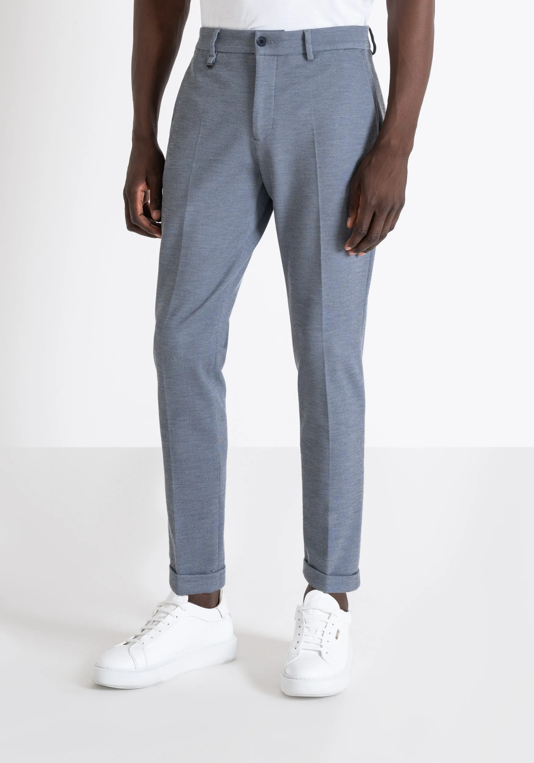 PANTALÓN SUPER SKINNY FIT «ASHE» EN MEZCLA DE VISCOSA STRETCH BLINDADO