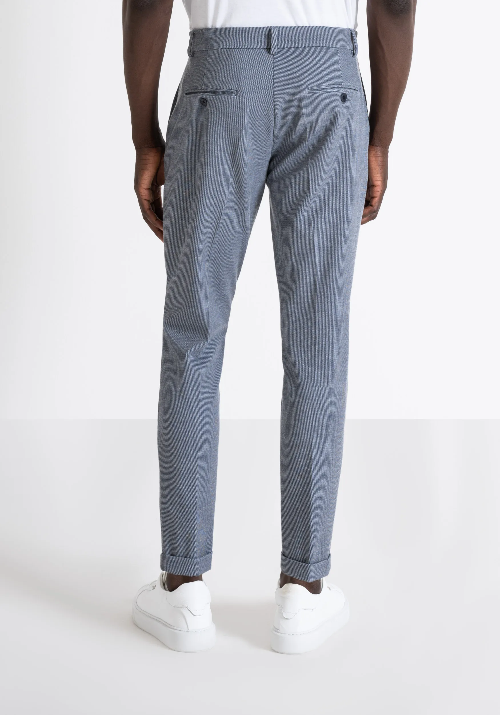 PANTALÓN SUPER SKINNY FIT «ASHE» EN MEZCLA DE VISCOSA STRETCH BLINDADO