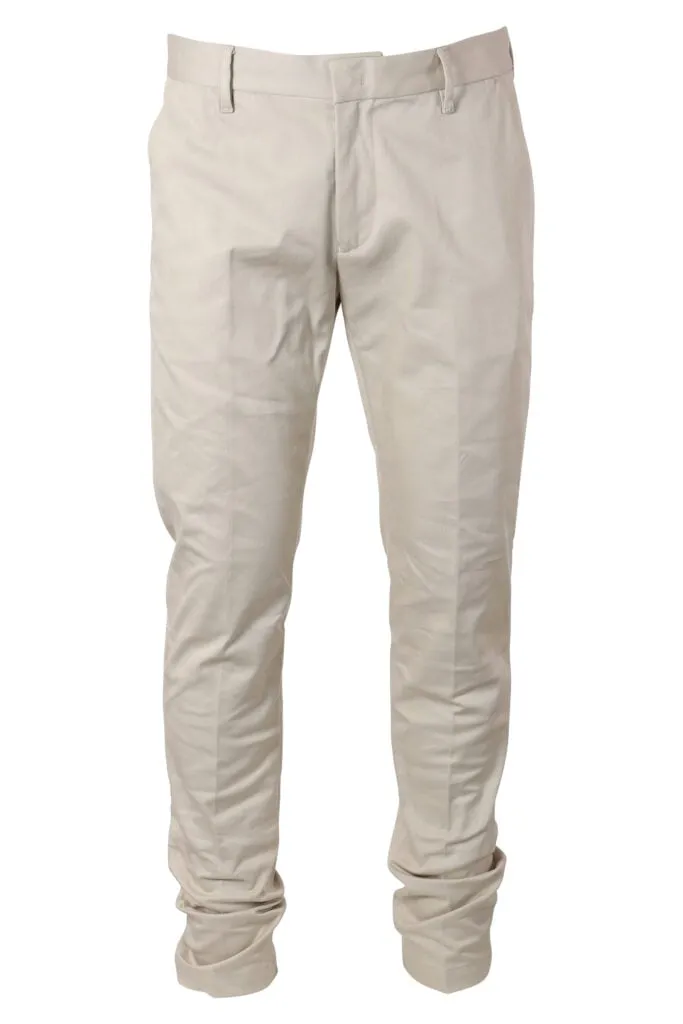 Pantalón beige con logo