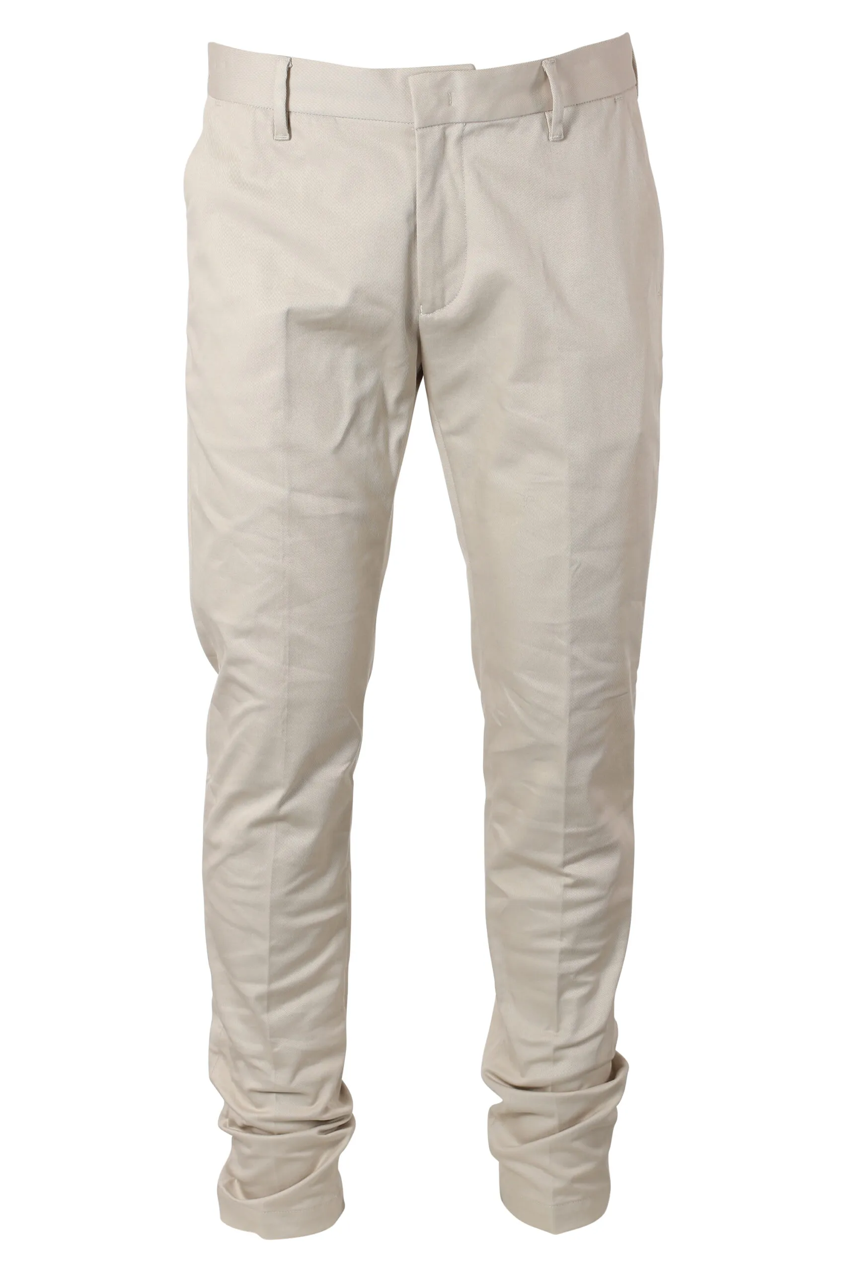 Pantalón beige con logo