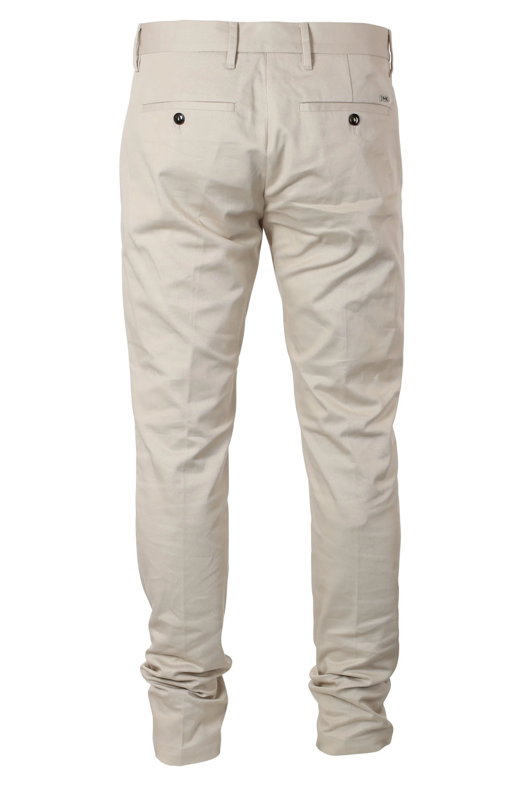 Pantalón beige con logo