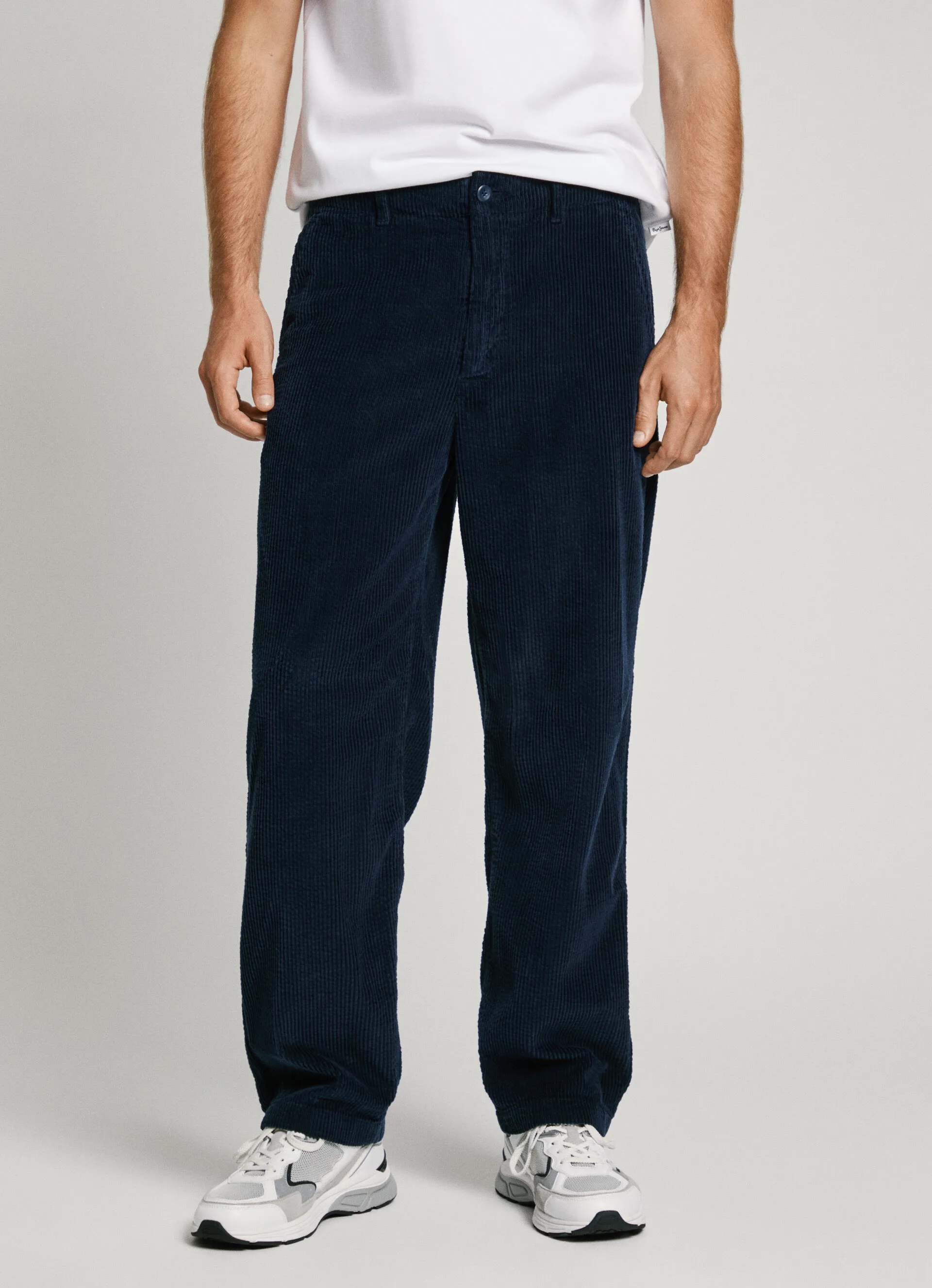 pantalón chino de pana fit relaxed