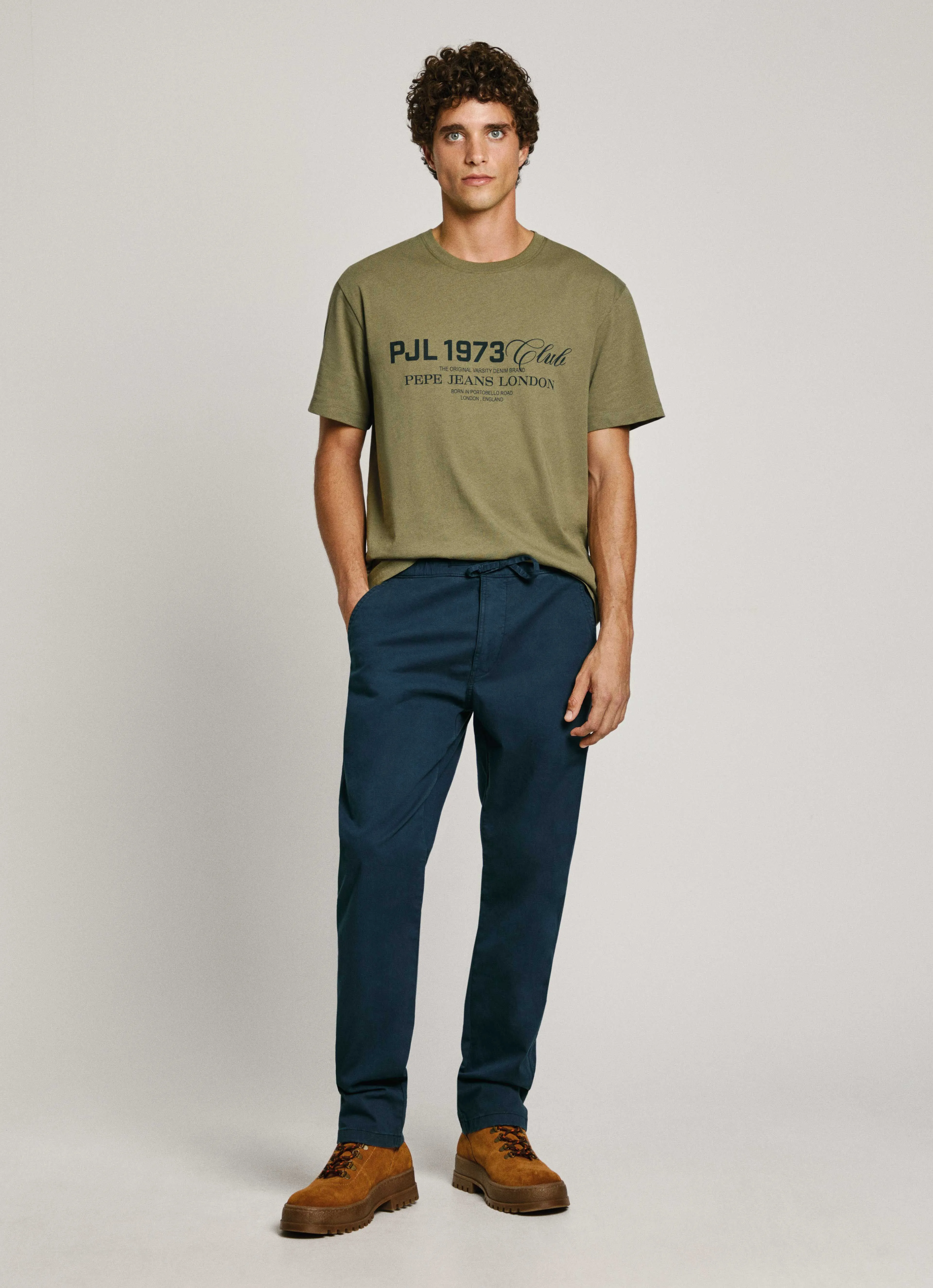 pantalón chino tejido elástico