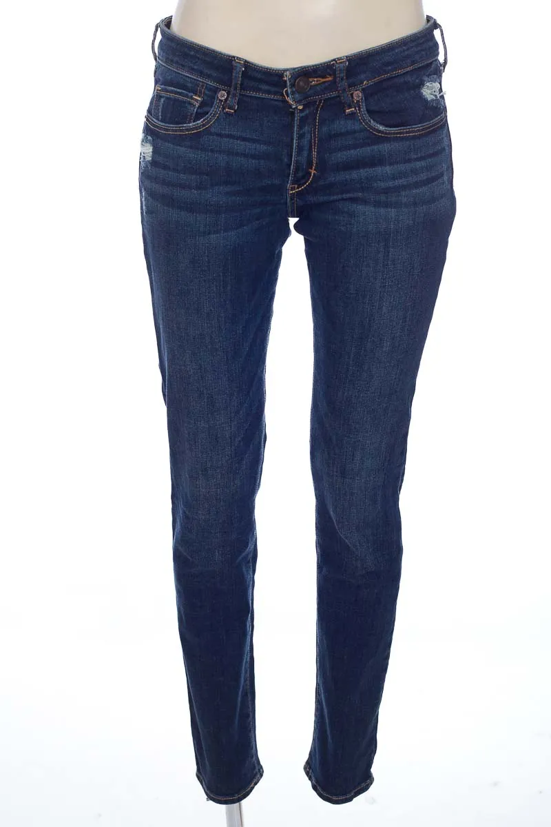 PANTALóN COLOR AZUL  ABERCROMBIE