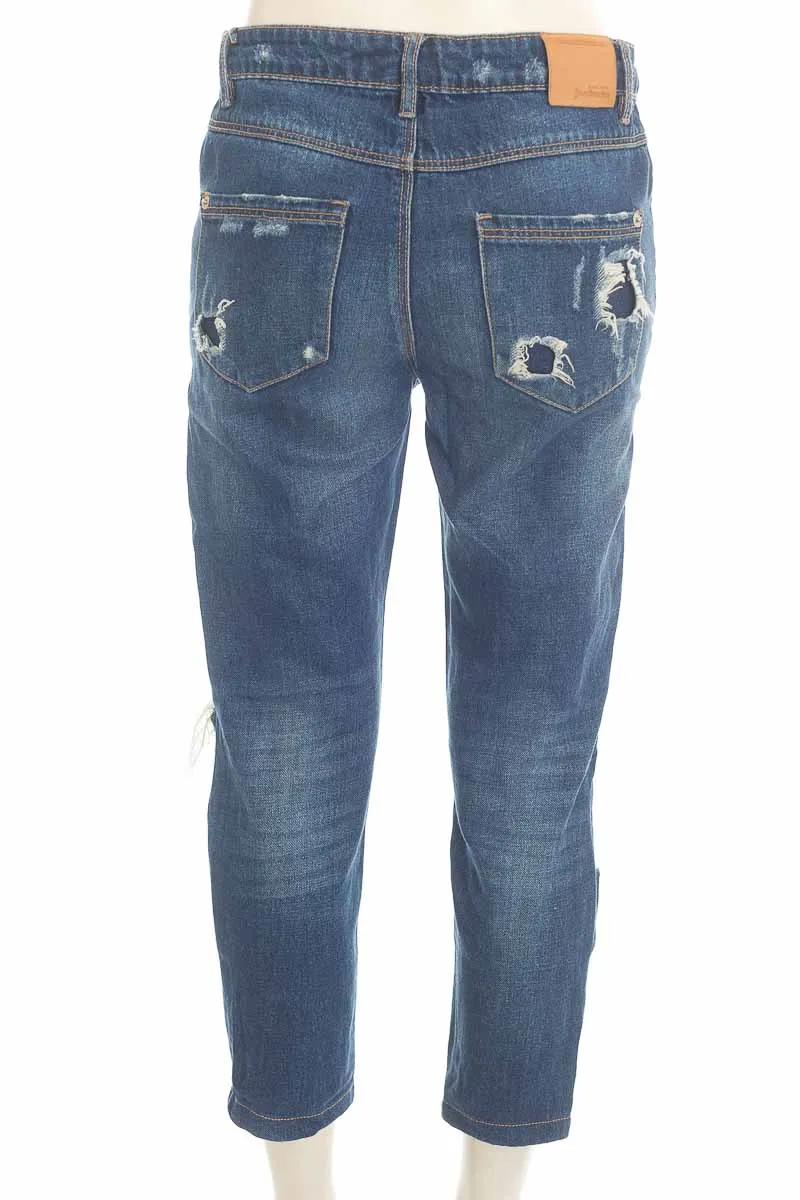 PANTALóN COLOR AZUL  STRADIVARIUS
