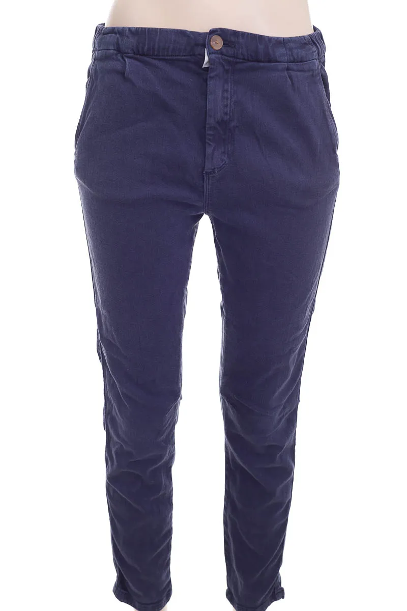 PANTALóN COLOR AZUL  ZARA