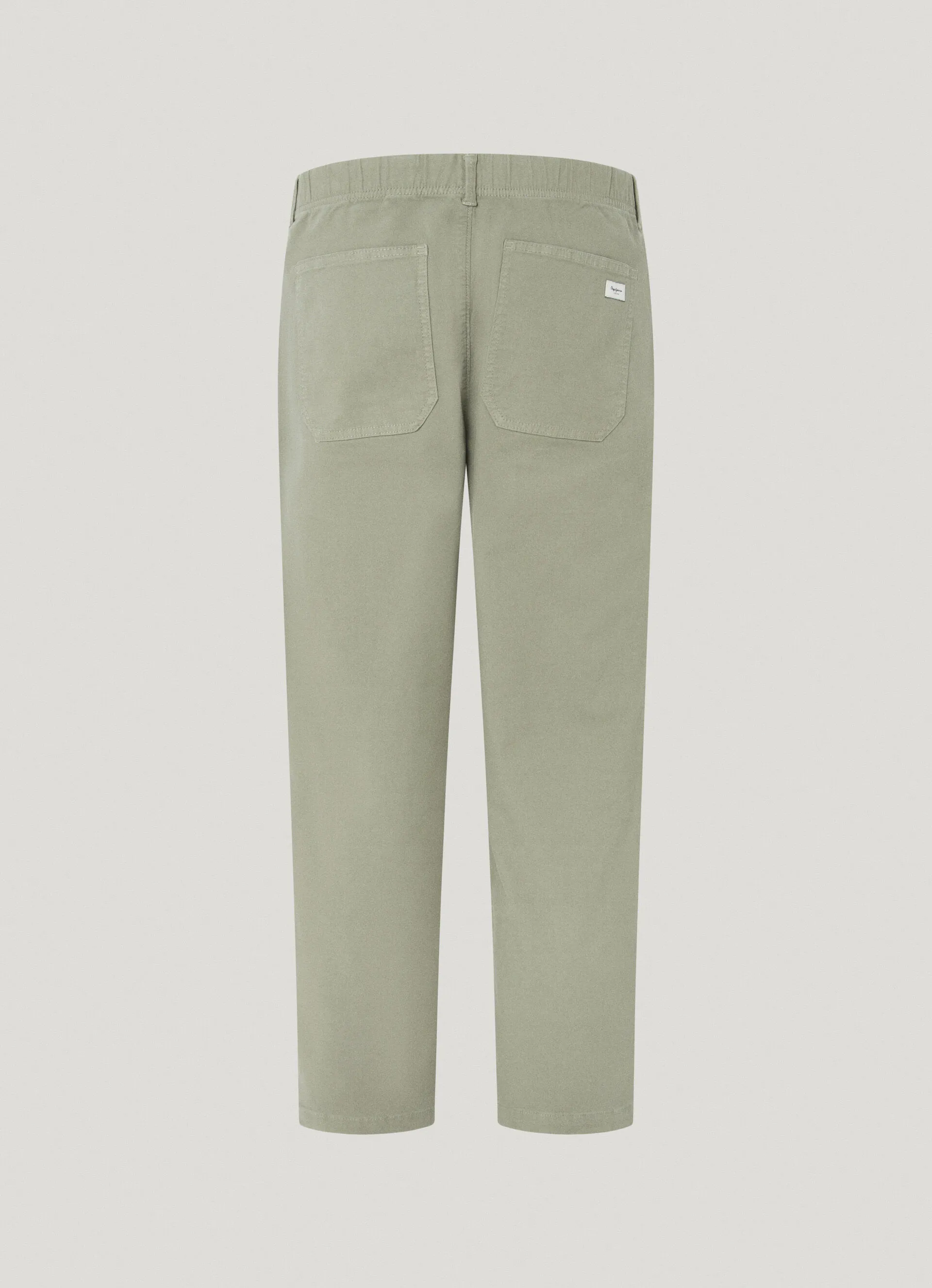 pantalón tejido elástico fit relaxed